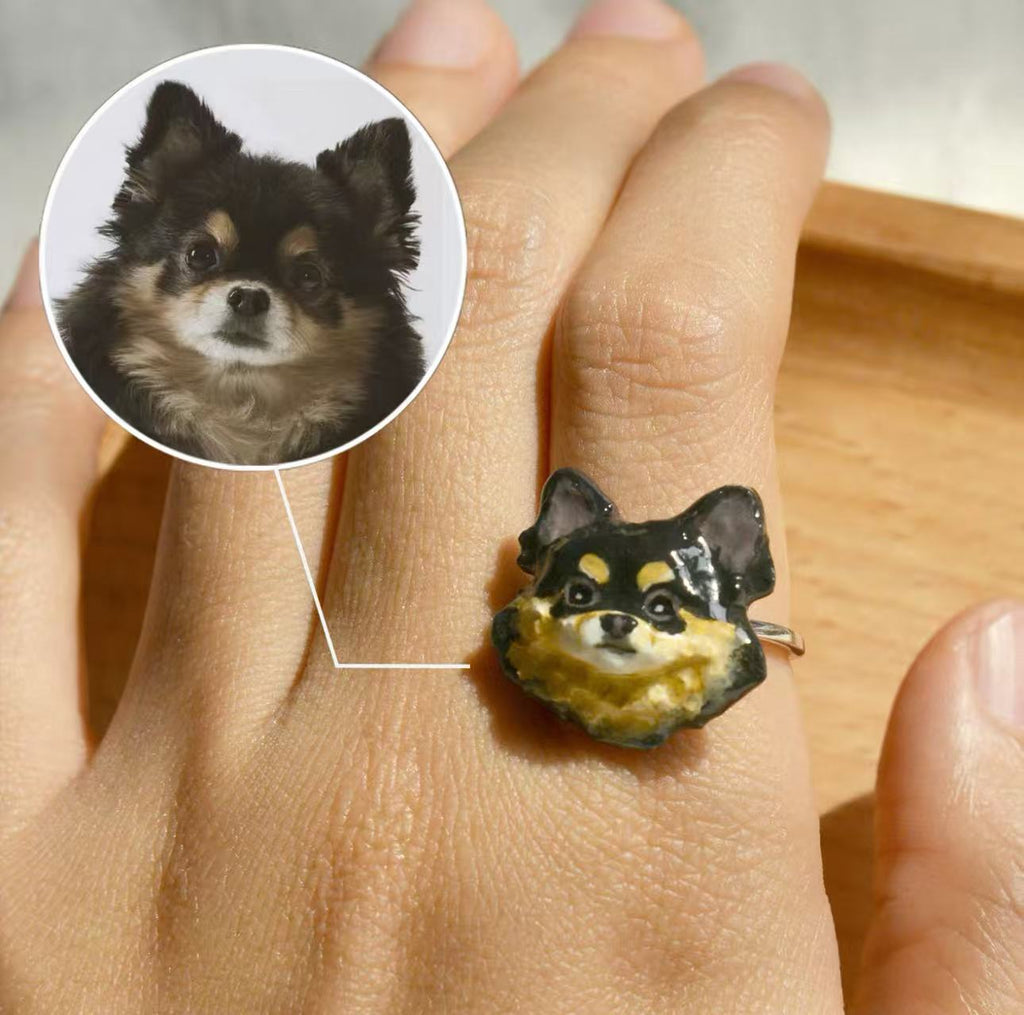 3D Pet Portrait Ring