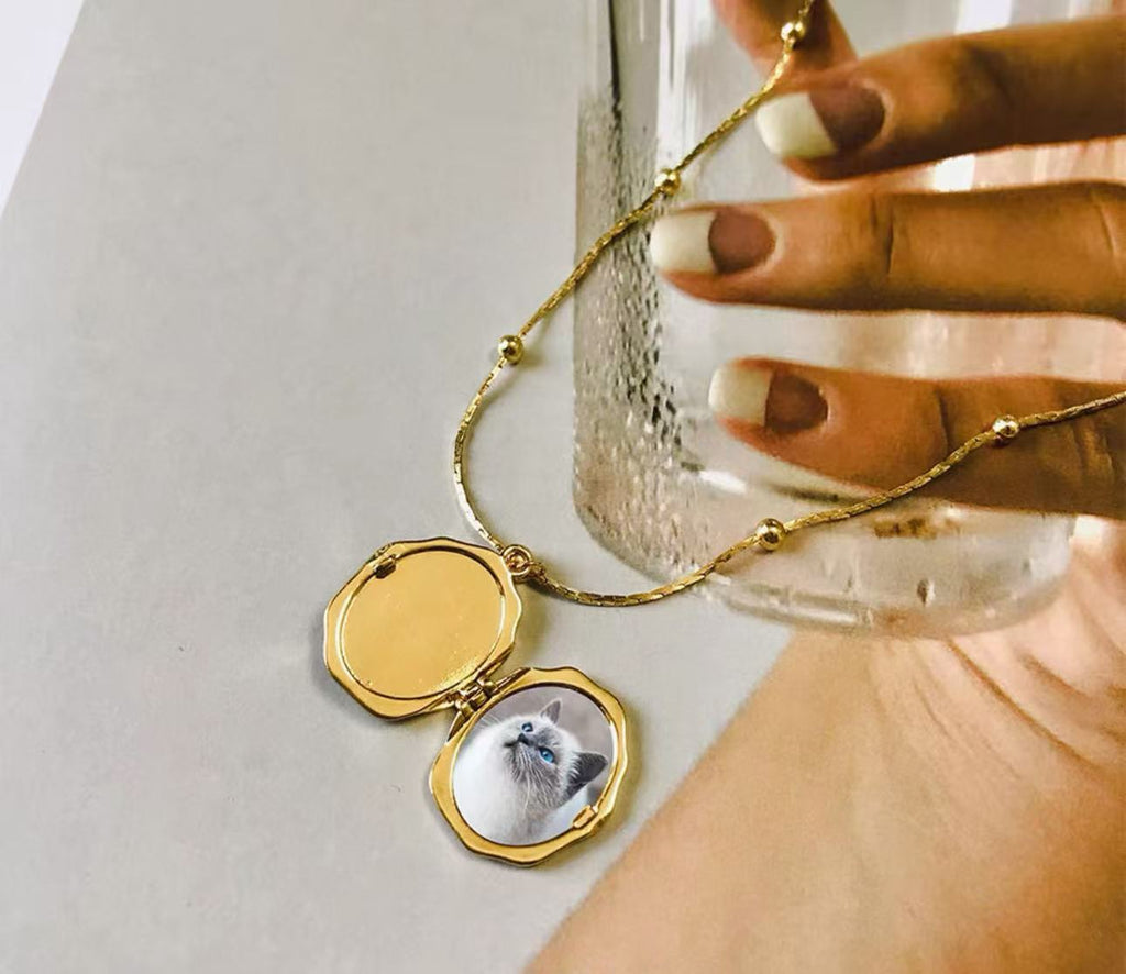 Custom Photo Locket Necklace
