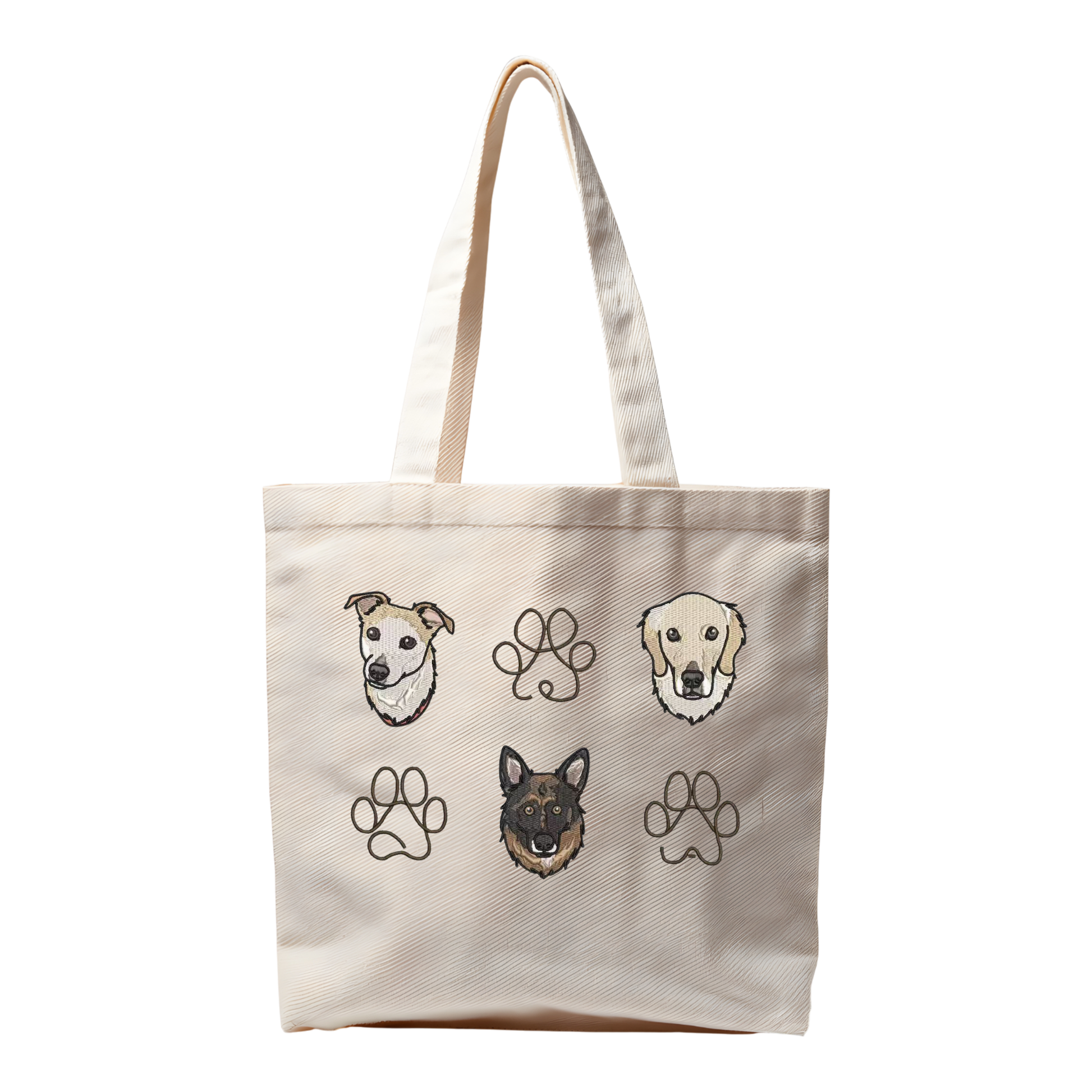 Custom Pet Portrait Tote Bag