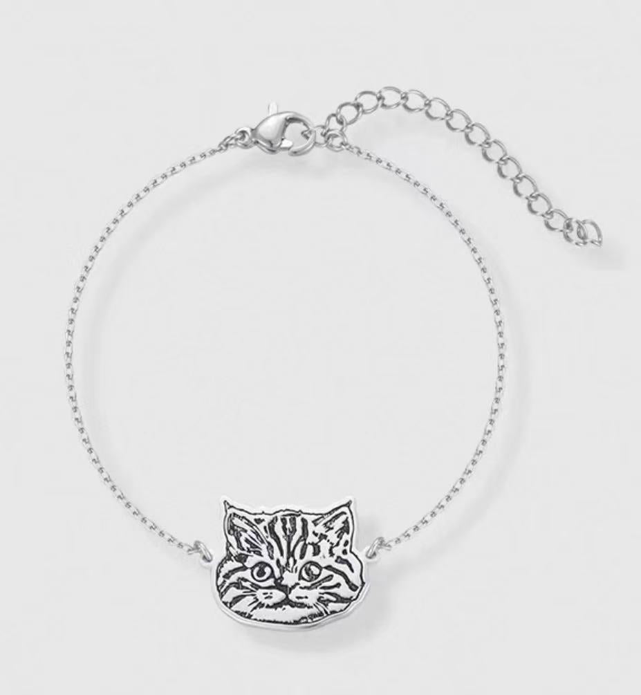 One Pet Head Portrait Charm Bracelet