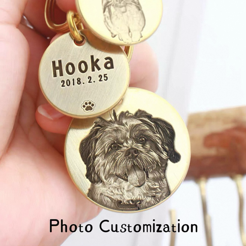Custom photo ID tags