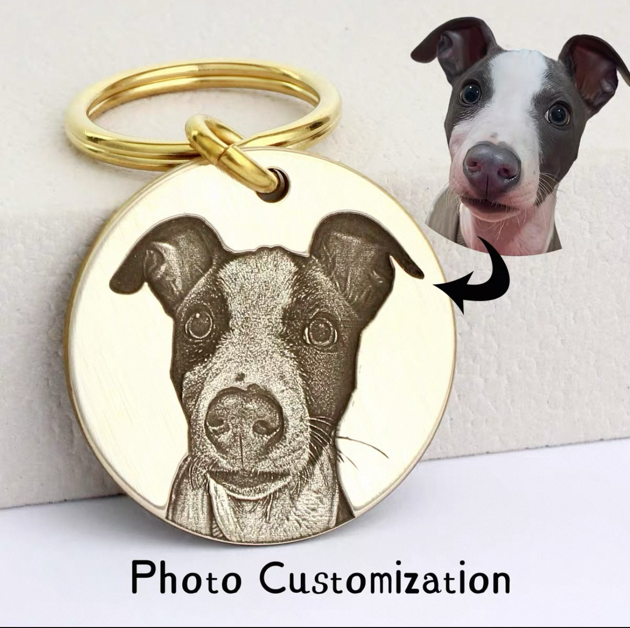 Custom photo ID tags