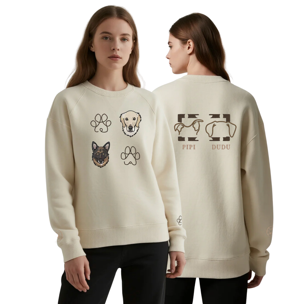 Two Signature Paw Sweater