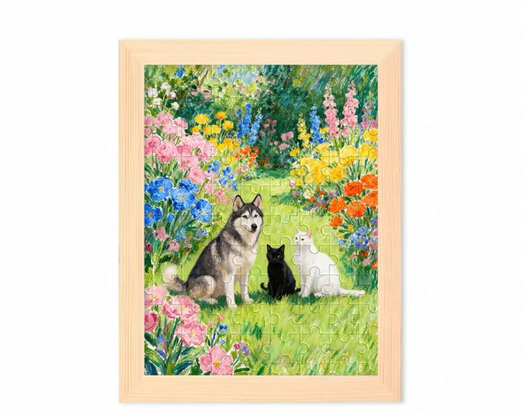 Pet Oil Painting Style Puzzle