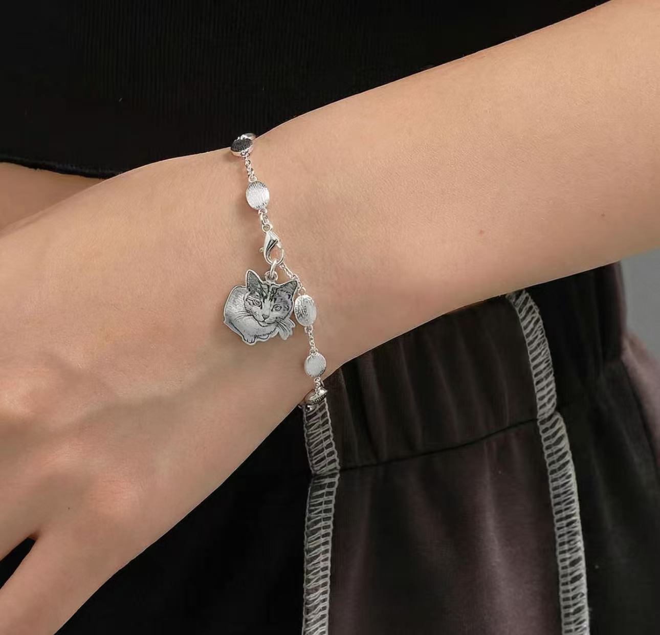 Pet Illustration Charm Bracelet