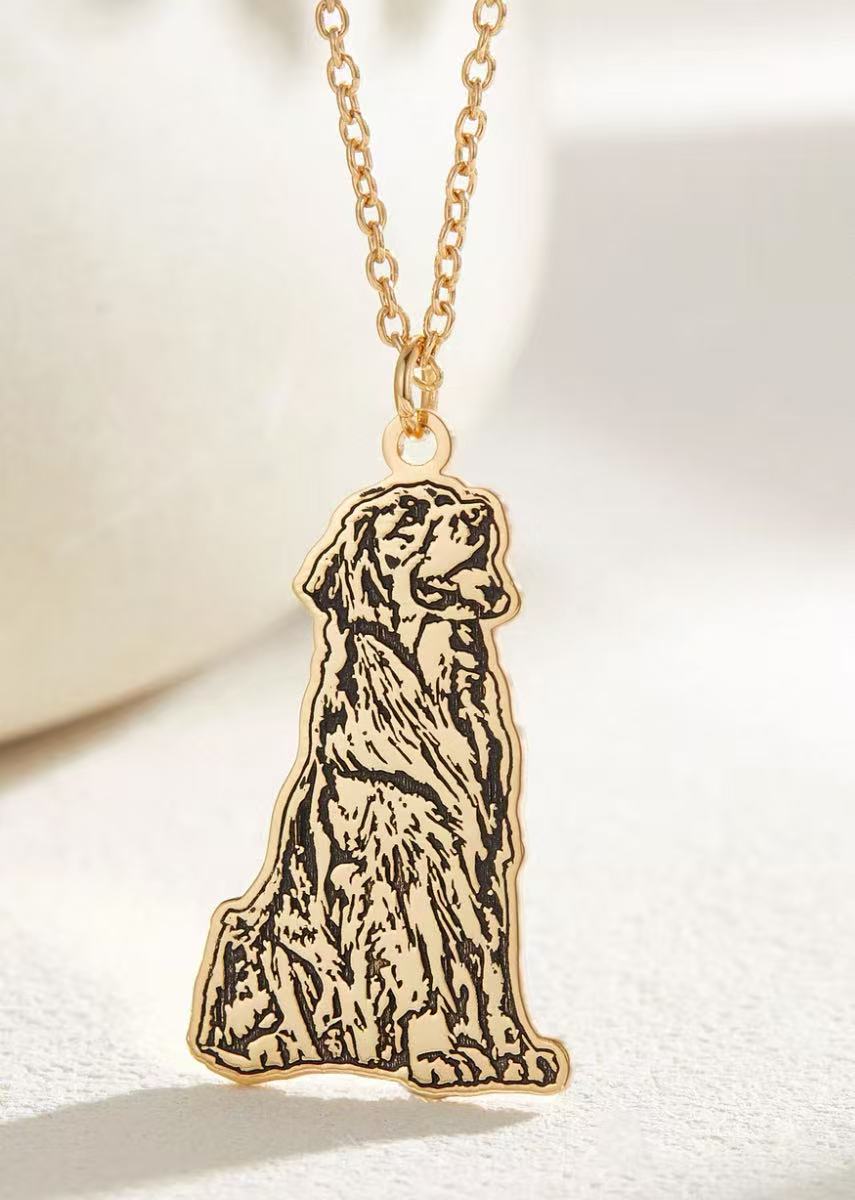 Custom Pet Silhouette Necklace