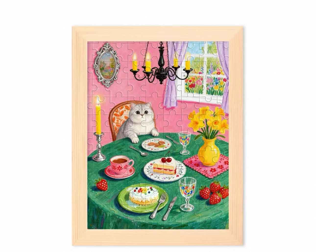 Pet Oil Painting Style Puzzle
