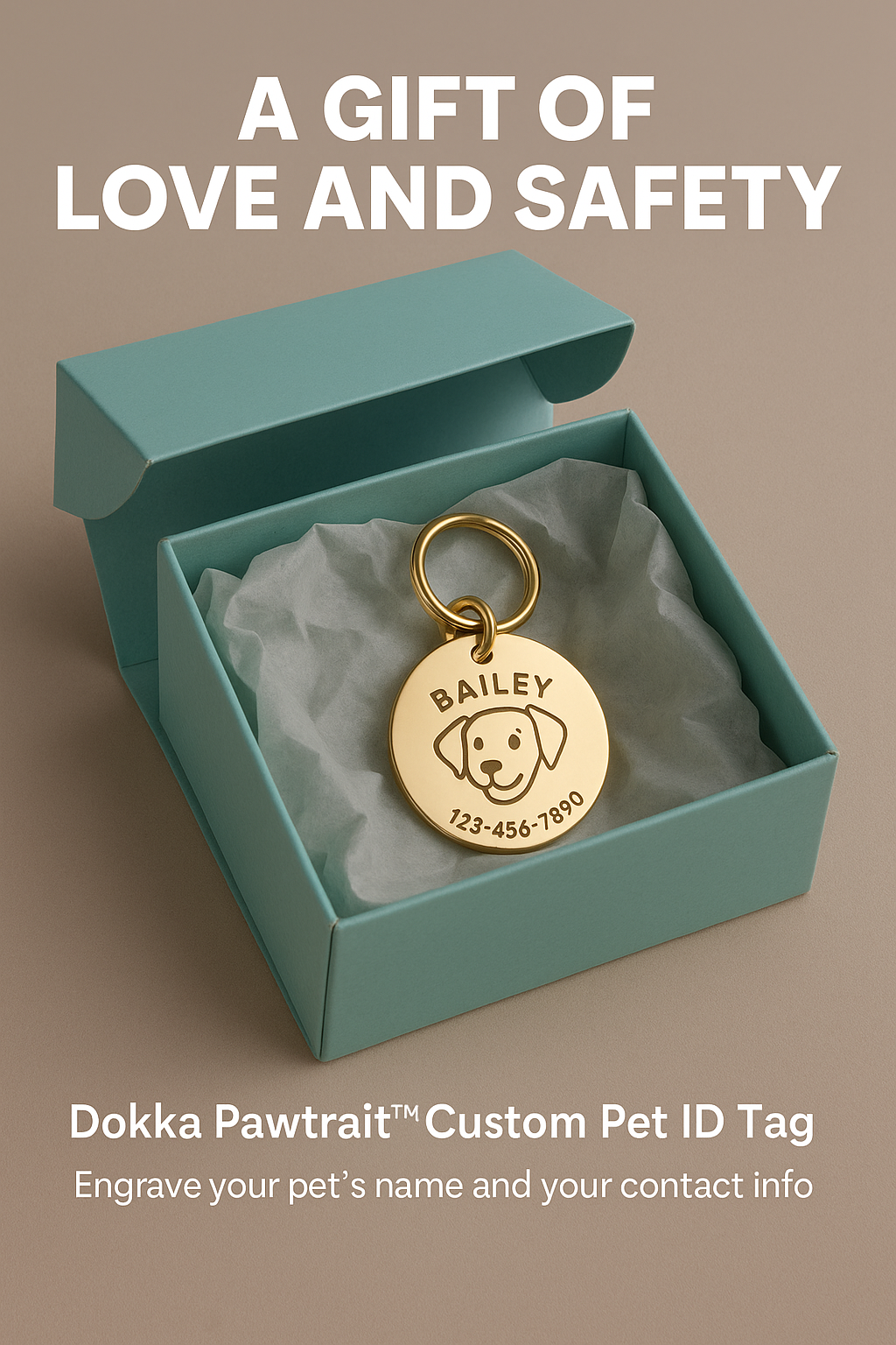 Custom photo ID tags