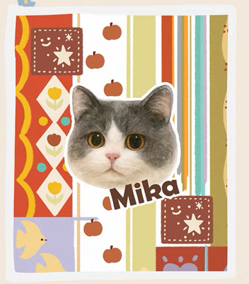 Custom Pet Photo Blanket