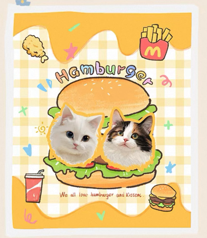 Custom Pet Photo Blanket