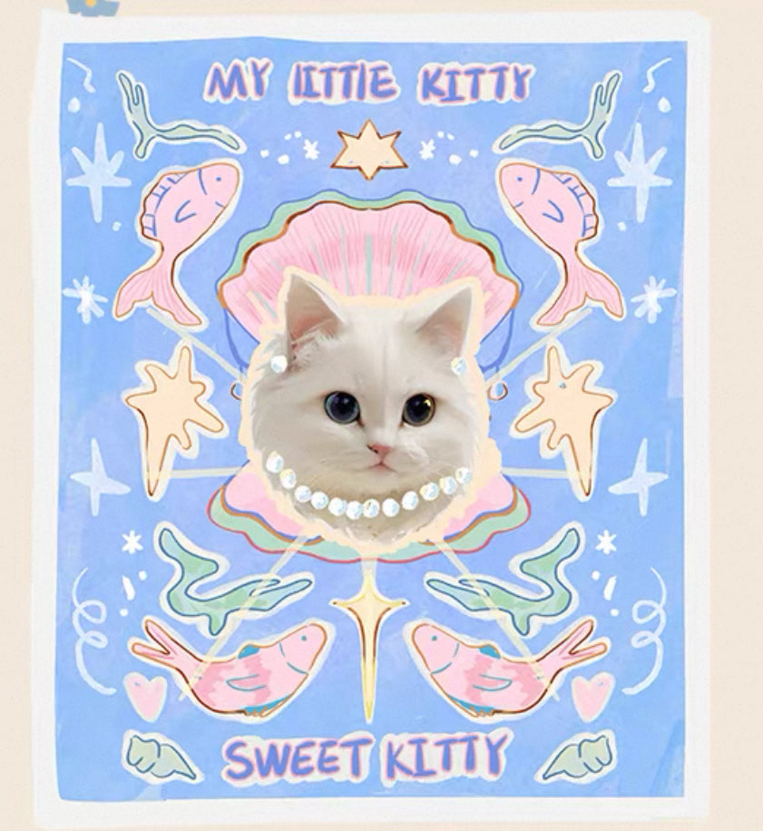 Custom Pet Photo Blanket