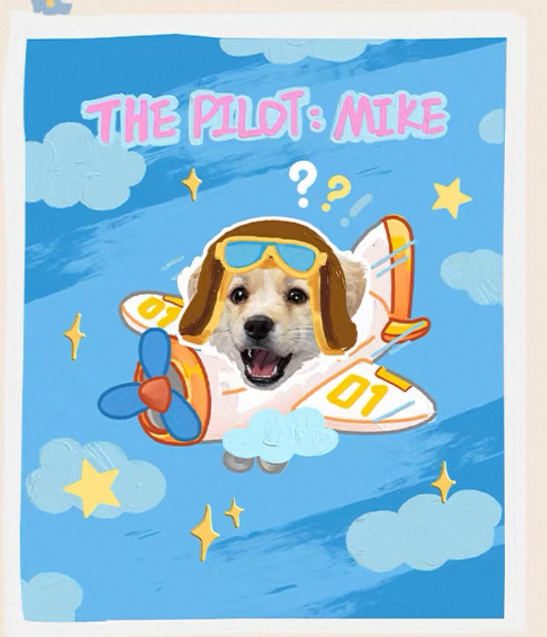 Custom Pet Photo Blanket