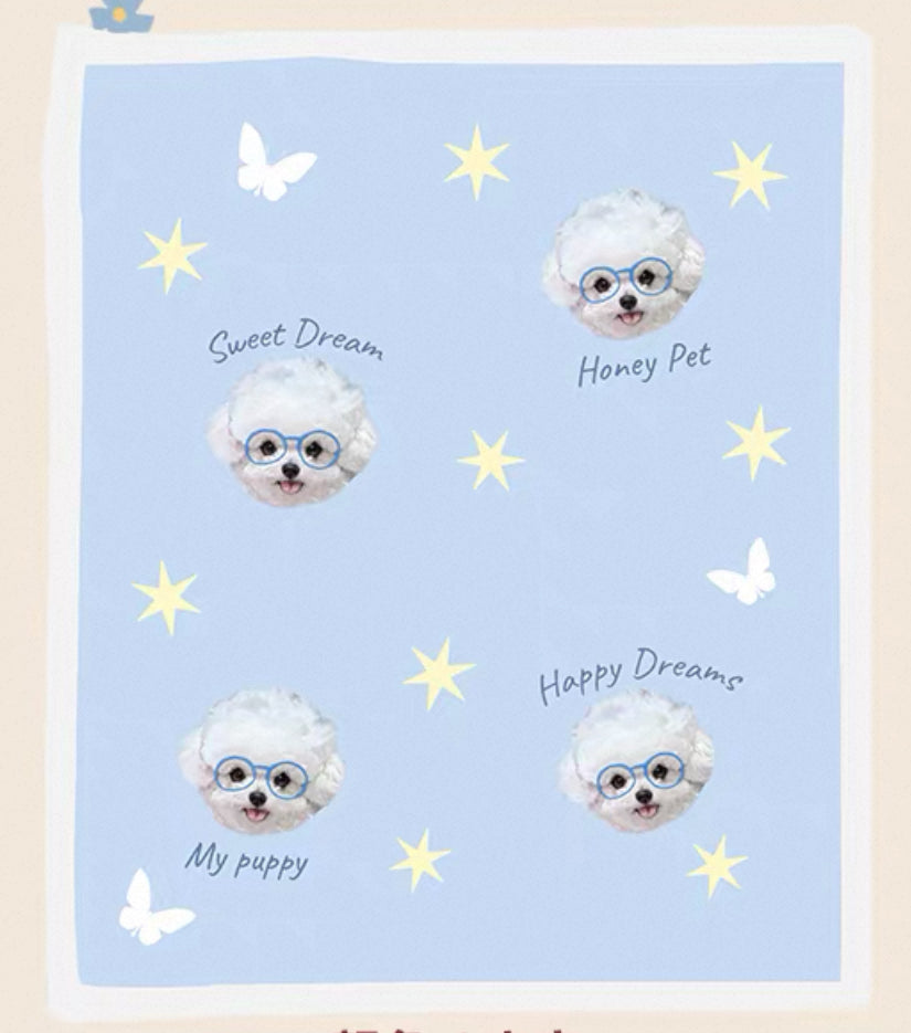 Custom Pet Photo Blanket