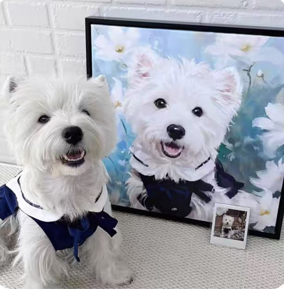 Framed Pet Portrait
